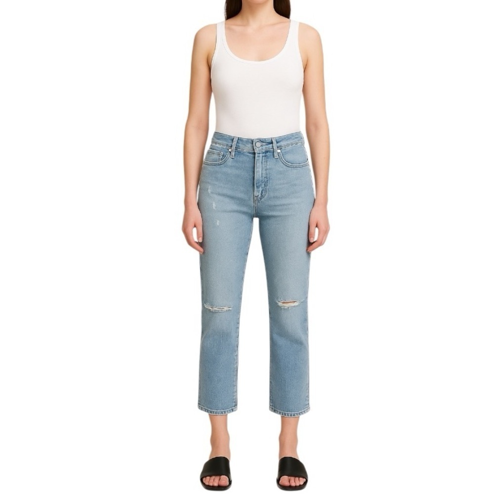Daily Blue by Adriano Goldschmied Hype Classic Cropped Jean in Dust size 24 NWT